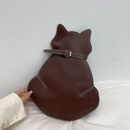 Cat Design Crossbody Bag