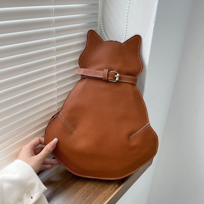 Cat Design Crossbody Bag