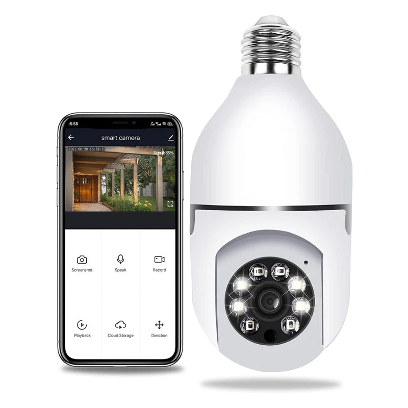 Multifunctional E27 Bulb Camera