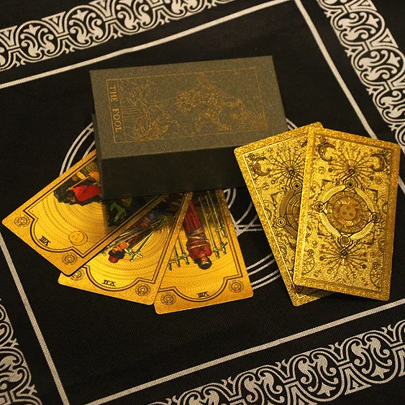 Tarot Gold Deck Card