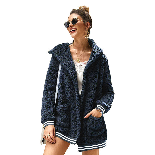 Hooded Fur Jacket