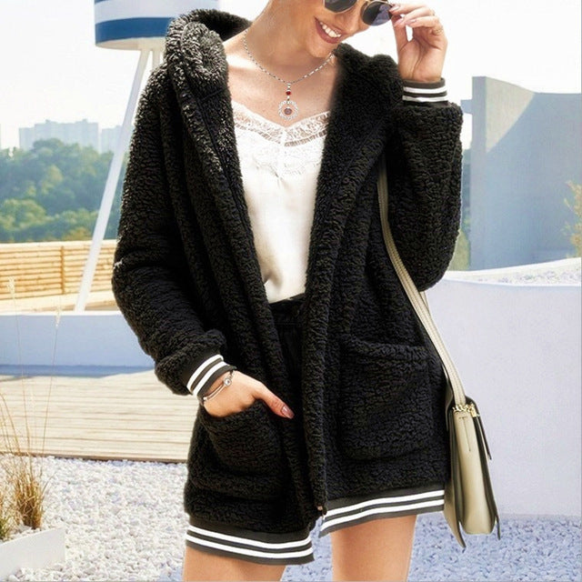 Hooded Fur Jacket