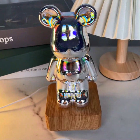 3D Glass Firework Bear