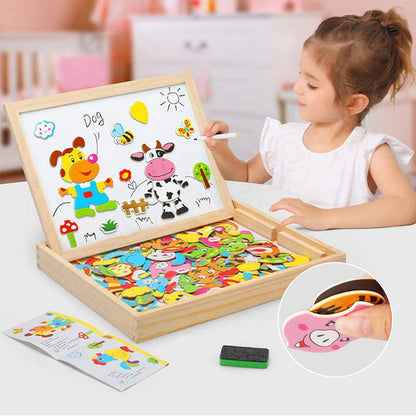 Multifunction Wooden Puzzle Board