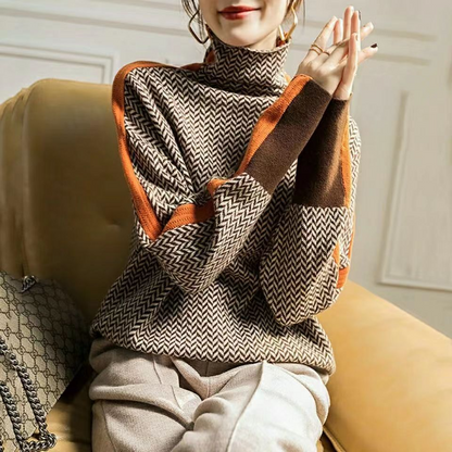 Women's Retro Turtleneck