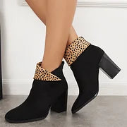 Chunky Ankle Boots Heels