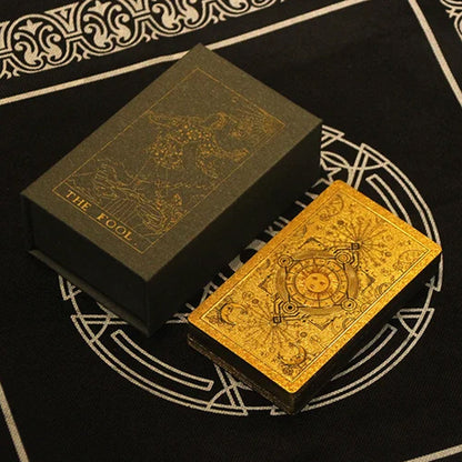 Tarot Gold Deck Card