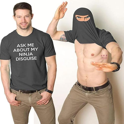 Ninja Disguise Flip T Shirt