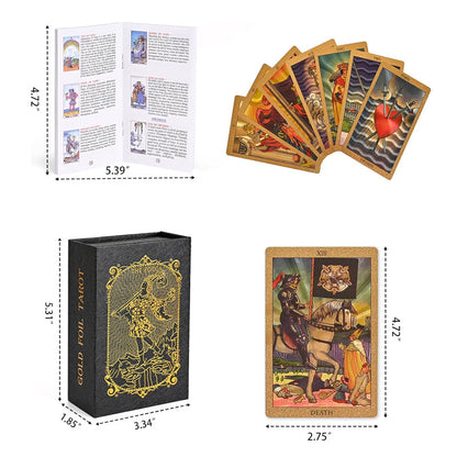 Tarot Gold Deck Karte