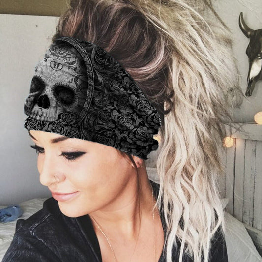 Skull Printed Headband