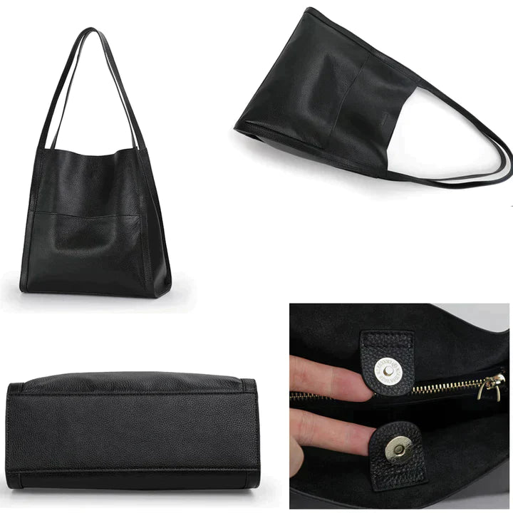 Bucket Leather Shoulder Bag