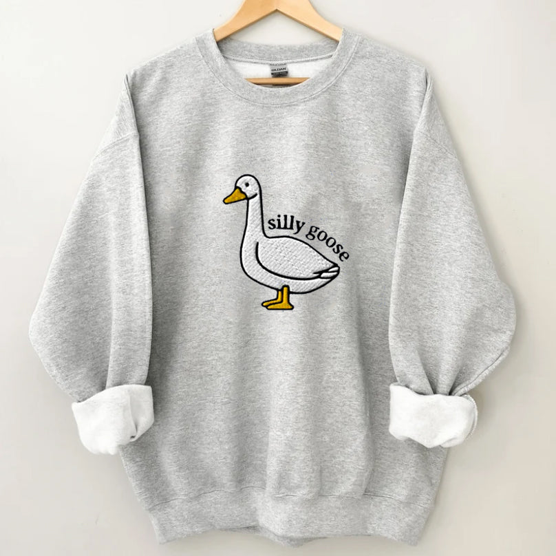 Schattig Ganzen Sweatshirt