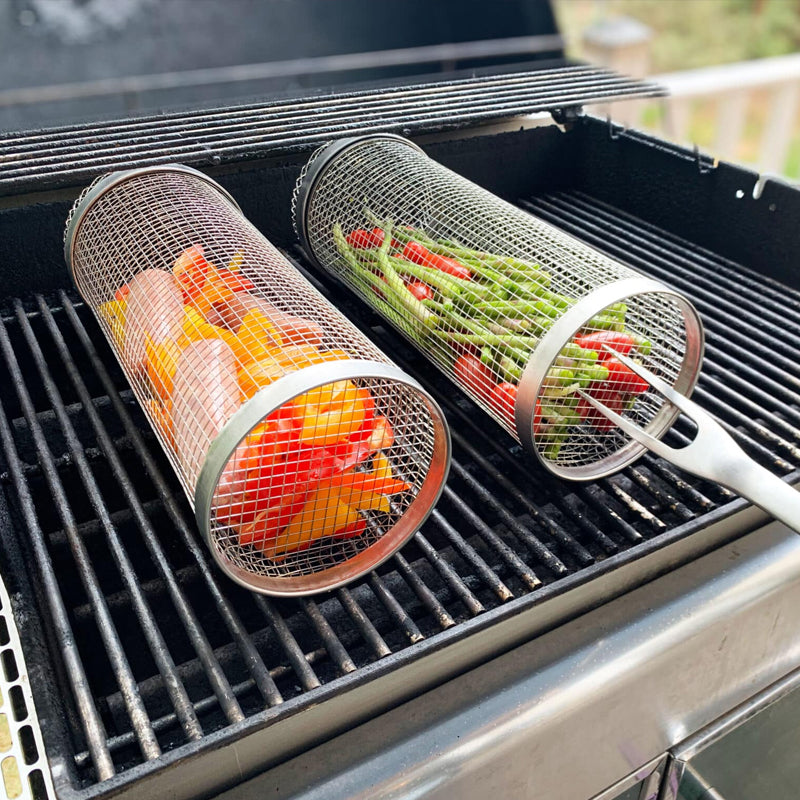 Roestvrijstalen grillmand - Perfect voor BBQ en gegrilde lekkernijen