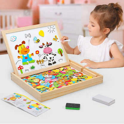 Multifunction Wooden Puzzle Board