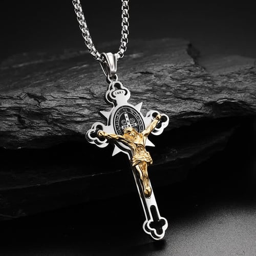 Jesus Cross Amulet Pendant