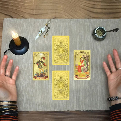 Tarot guld dækkort