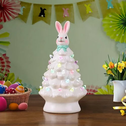 Ceramic Easter Bunny Tree