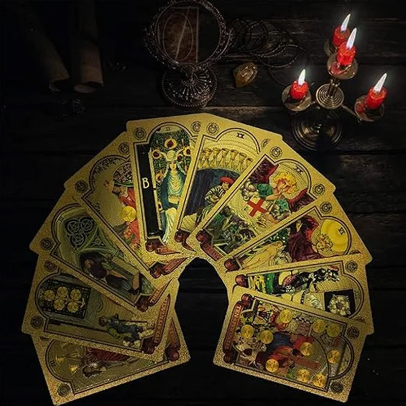 Tarot Gold Deck Karte