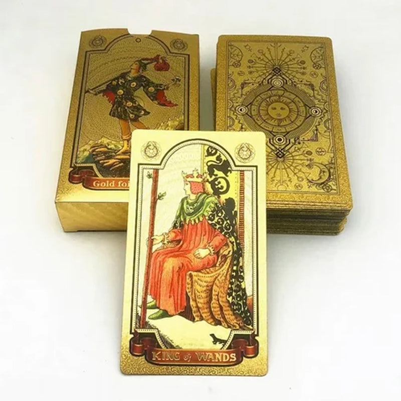 Tarot Gold Deck Card