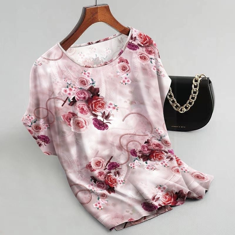 Fashion Floral Print Blouse