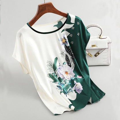 Fashion Floral Print Blouse