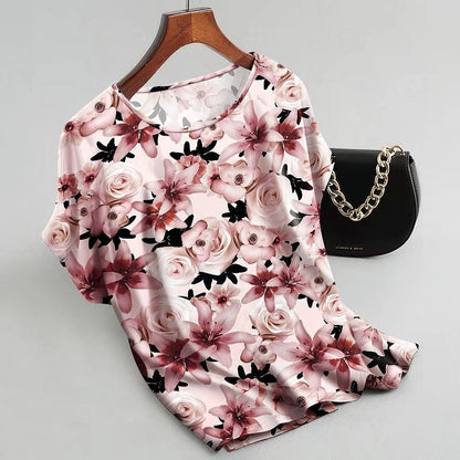 Fashion Floral Print Blouse