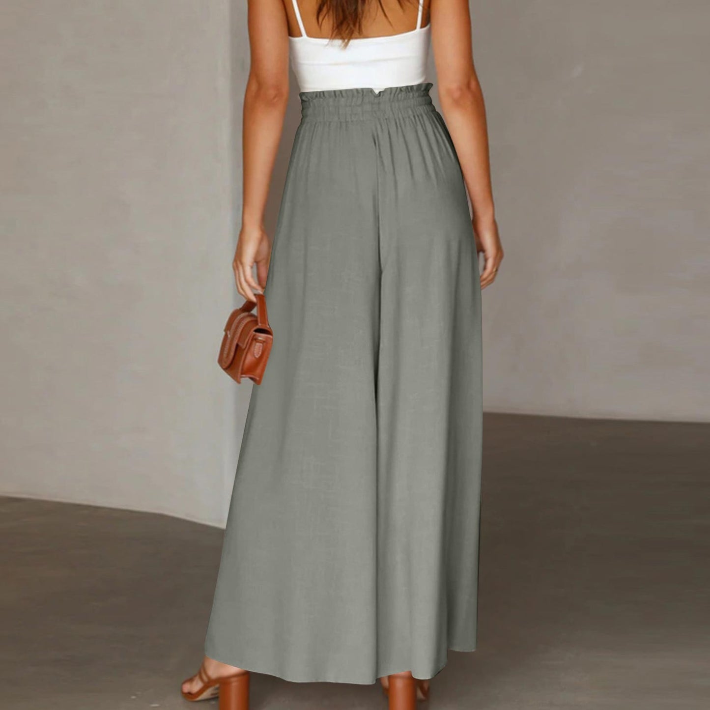 High waist Wide Leg Trousers