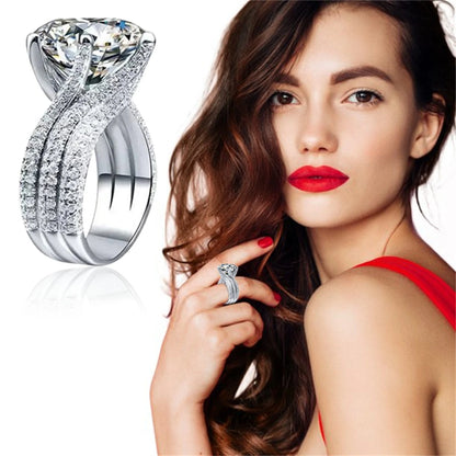 Luxury Rose Diamond Ring
