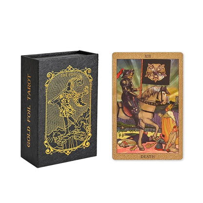 Tarot Gold Deck Card