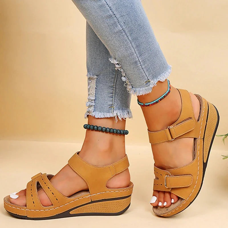Women's Sandals Soft Bottom Wedge Heels