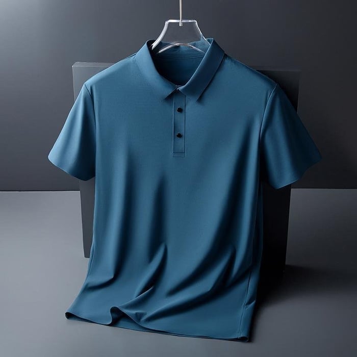 Herenpoloshirt met Ice Zijden knoop - Koel en ademend voor de hele dag comfort