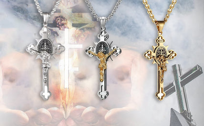 Jesus Cross Amulet Pendant