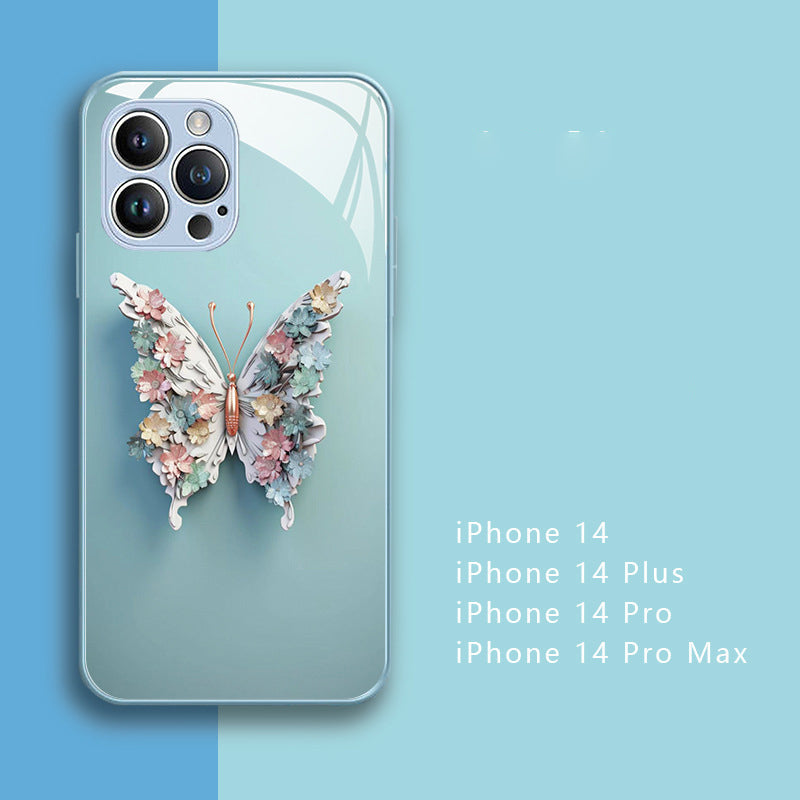 Fairy Butterfly glas telefontaske